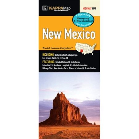 UNIVERSAL MAP GROUP LLC Universal Map 13653 New Mexico Laminated Map 13653